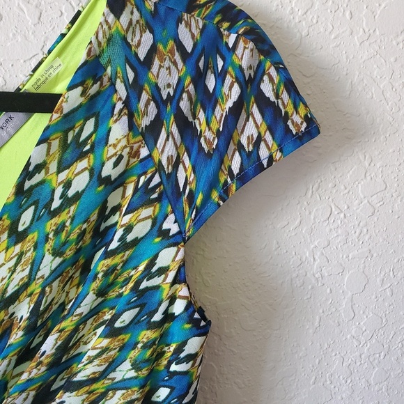 Marc New York Geometric Pattern Dress Size 6 - Picture 3 of 6